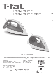 Priručnik Tefal FV4076X0 Ultraglide Pro Glačalo