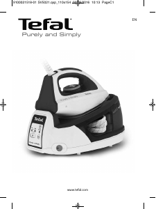 كتيب Tefal SV5021G0 Purely and Simply مكواة