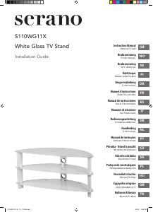 Bruksanvisning Serano S110WG11X TV-benk