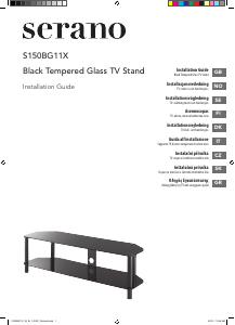 Návod Serano S150BG11X TV stôl
