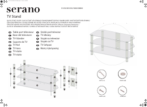 Priručnik Serano SB1050 Televizijski ormarić