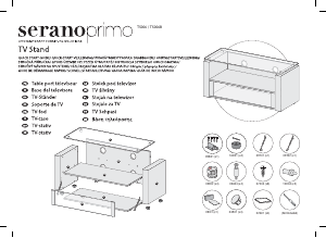 Bruksanvisning Serano TS006B TV-benk