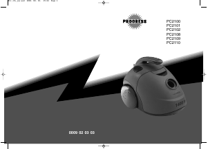 Mode d’emploi Progress PC2102 Aspirateur