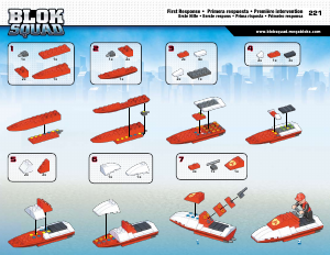 Bedienungsanleitung Mega Bloks set 221 Blok Squad Erste-Hilfe