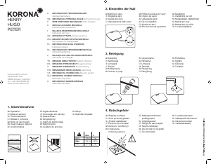 Manual de uso Korona 77775 Peter Báscula