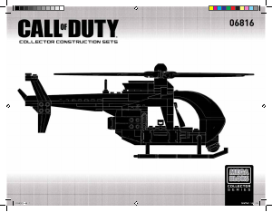 Manual Mega Bloks set 6816 Call of Duty Chopper strike