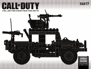 Manuale Mega Bloks set 6817 Call of Duty Jeep dell'esercito