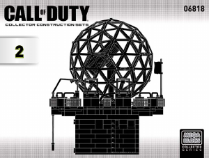 Handleiding Mega Bloks set 6818 Call of Duty Dome slagveld