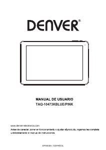 Manual de uso Denver TAQ-10473K Tablet