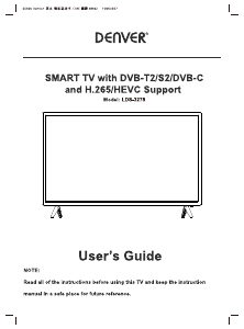 Manual Denver LDS-3278 LED Television