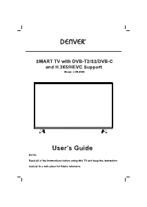 Manual Denver LDS-4369 LED Television