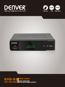 Manual Denver DVBS-206HD Digital Receiver