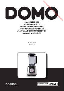 Bedienungsanleitung Domo DO486BL Standmixer