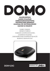 Manual de uso Domo DO9123C Grill de contacto