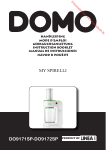 Manual Domo DO9172SP Spiralizer