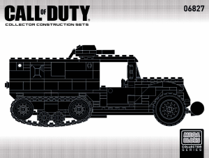 Bruksanvisning Mega Bloks set 6827 Call of Duty Halftrack bakhåll