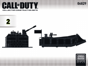 Manuale Mega Bloks set 6829 Call of Duty Mezzi da sbarco