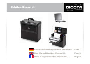 Bedienungsanleitung Dicota DataBox Allround XL Koffer
