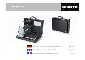 Handleiding Dicota DataDesk 450 Koffer