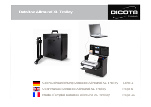 Mode d’emploi Dicota Databox Allround XL Trolley Valise