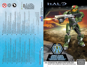 Mode d’emploi Mega Bloks set 29765 Halo Green Spartan Red Team