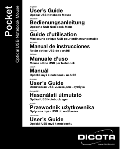 Manual de uso Dicota Pocket Ratón