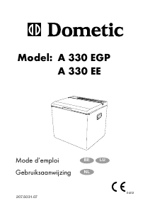 Mode d’emploi Dometic A 330 EE Glacière