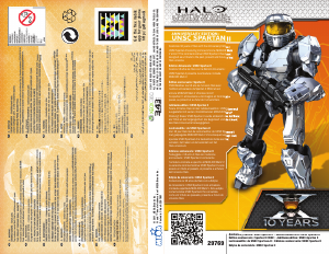 Manuale Mega Bloks set 29769 Halo Edizione anniversario – UNSC spartan II