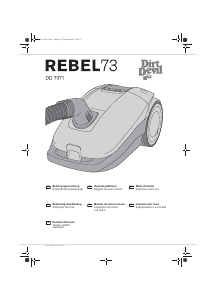 Bedienungsanleitung Dirt Devil DD7071 Rebel73 Staubsauger