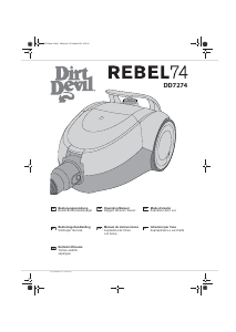 Mode d’emploi Dirt Devil DD7274 Rebel74 Aspirateur