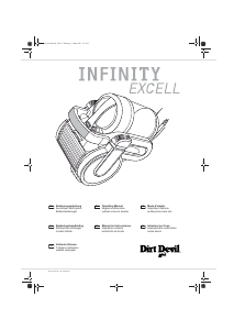 Manual Dirt Devil M5050 Infinity Excell Vacuum Cleaner