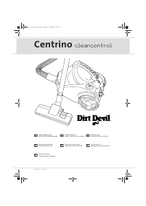 Mode d’emploi Dirt Devil M2881 Centrino Cleancontrol Aspirateur