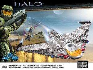 Käyttöohje Mega Bloks set 96835 Halo UNSC shortsword