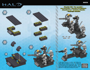 Manuale Mega Bloks set 96858 Halo Unità di combattimento artica