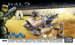 Bedienungsanleitung Mega Bloks set 96869 Halo Brute prowler