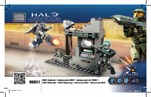 Manuale Mega Bloks set 96931 Halo Imboscata ODST