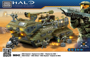 Mode d’emploi Mega Bloks set 96942 Halo UNSC Elephant