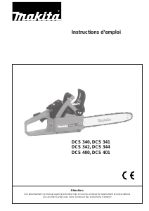 Mode d’emploi Makita DCS341 Tronçonneuse