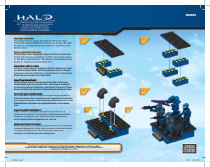 Manual de uso Mega Bloks set 96962 Halo Equipo azul – Unidad de combate