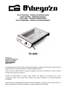 Manual Orbegozo TO 2020 Toaster