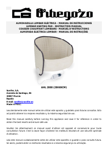 Mode d’emploi Orbegozo AHL 2000 Coussin chauffant