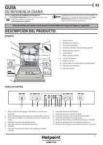 Manual de uso Hotpoint-Ariston HFC 3C26 F Lavavajillas