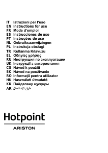 Manual Hotpoint-Ariston HHGC 9.7F LB X Exaustor