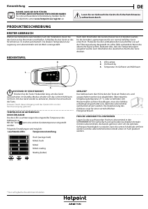Bedienungsanleitung Hotpoint-Ariston BCB 703011 Kühl-gefrierkombination