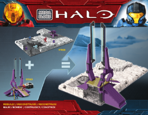 Manual Mega Bloks set 97068 97069 Halo rebuild