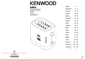 Brugsanvisning Kenwood TCX751WH kMix Brødrister