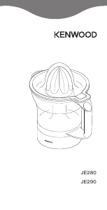 Bedienungsanleitung Kenwood JE290 Zitruspresse