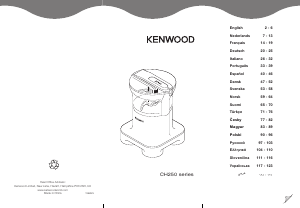 Manuale Kenwood CH250 Robot da cucina