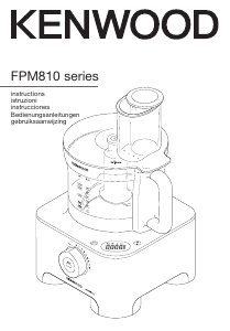 Manual de uso Kenwood FPM810 Robot de cocina