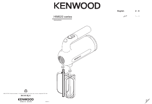 Bedienungsanleitung Kenwood HM620 Handmixer